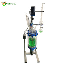 5L mini Laboratory Glass Lined Reactor good 5L Glass Reactor